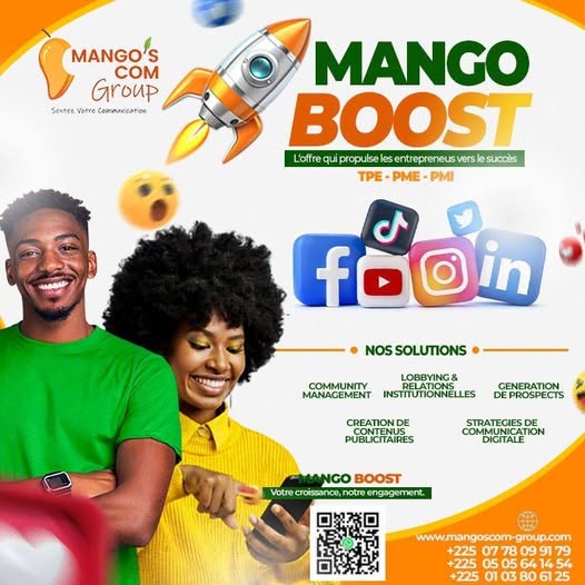 Visuel de l'offre Mango Boost destinée aux TPE, PME et PMI